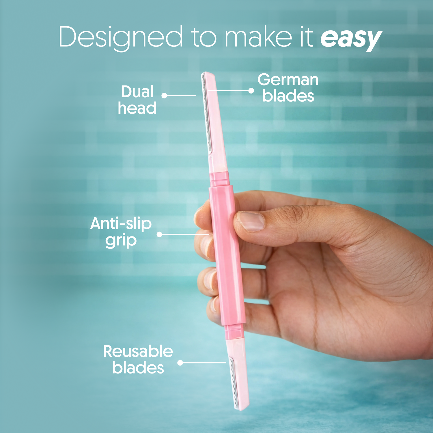 Dual Head Face Razor For Women (3N)