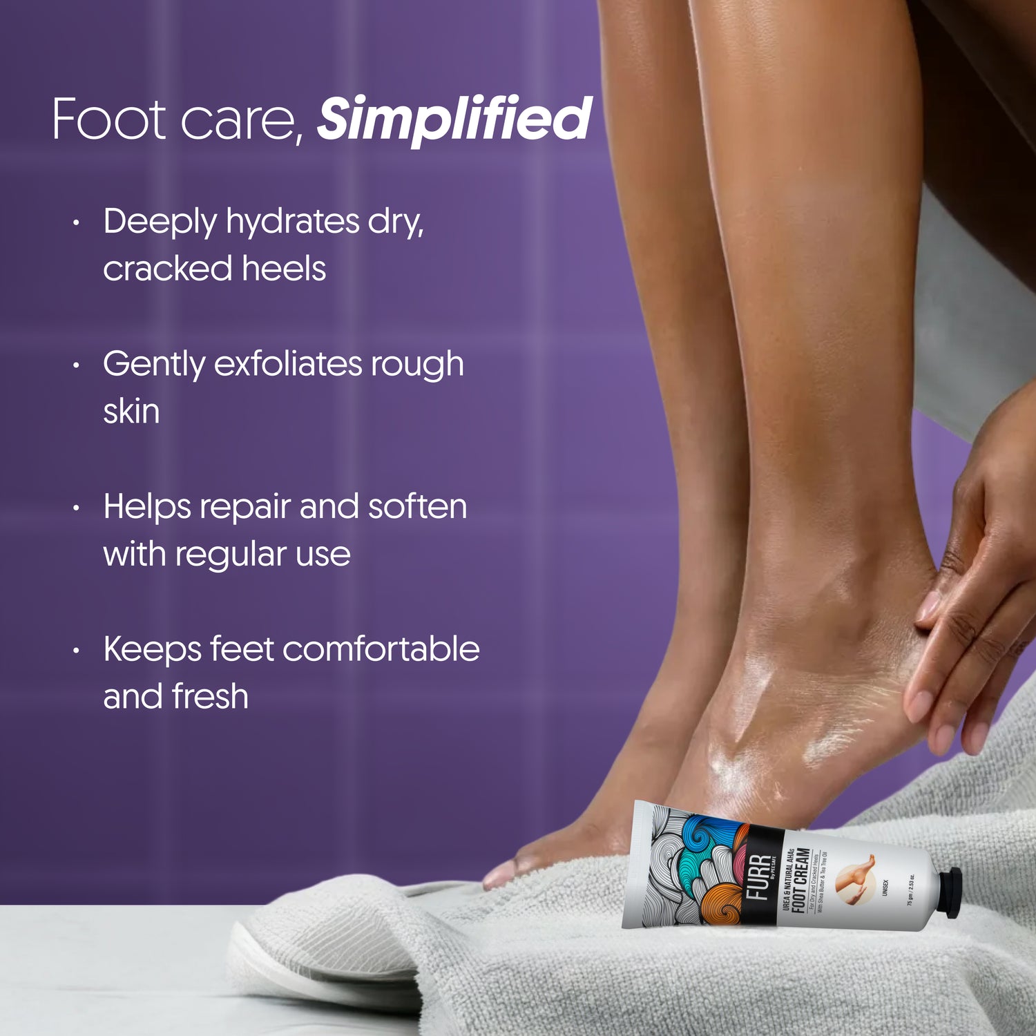 Urea & Natural AHAs Foot Cream