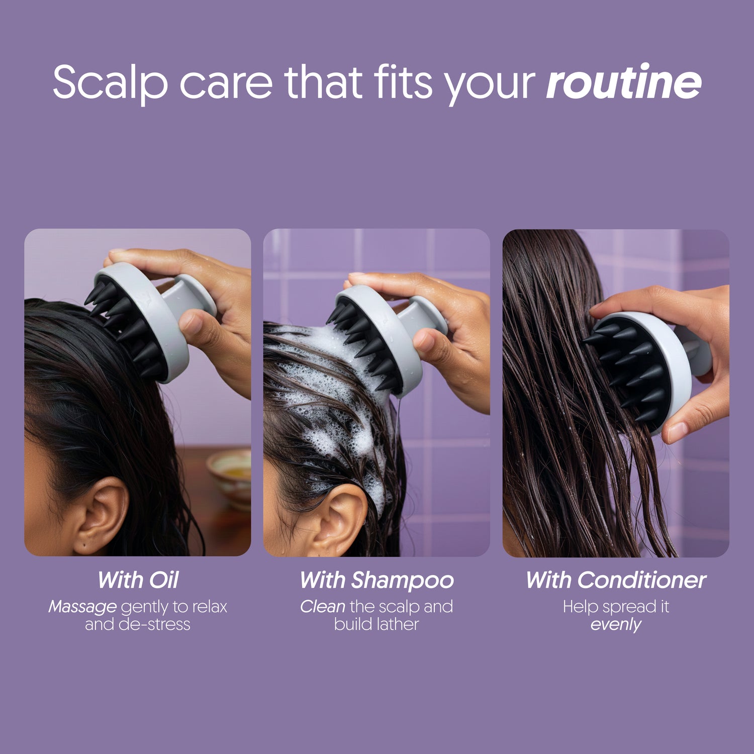 Scalp Massager Brush (1N)