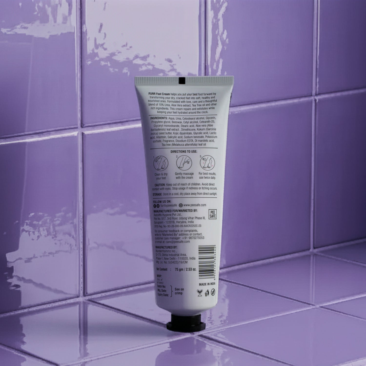 Urea & Natural AHAs Foot Cream