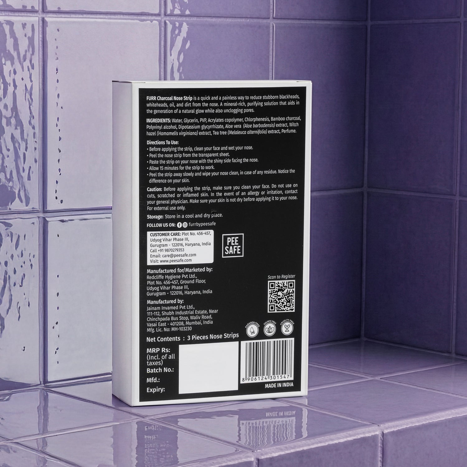 Bamboo Charcoal Nose Strips (3N)