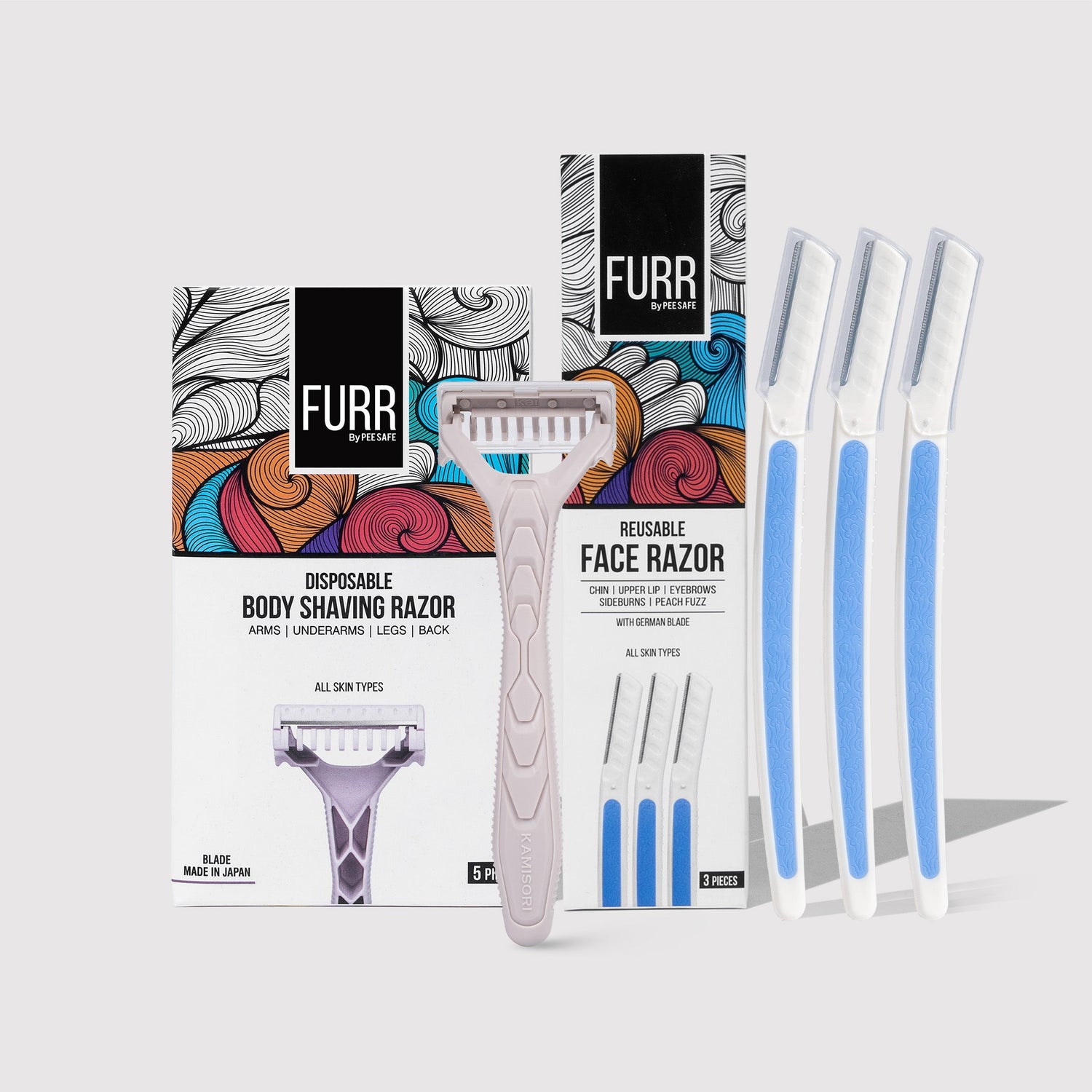 Furr Disposable Body Razor & Reusable Face Razor