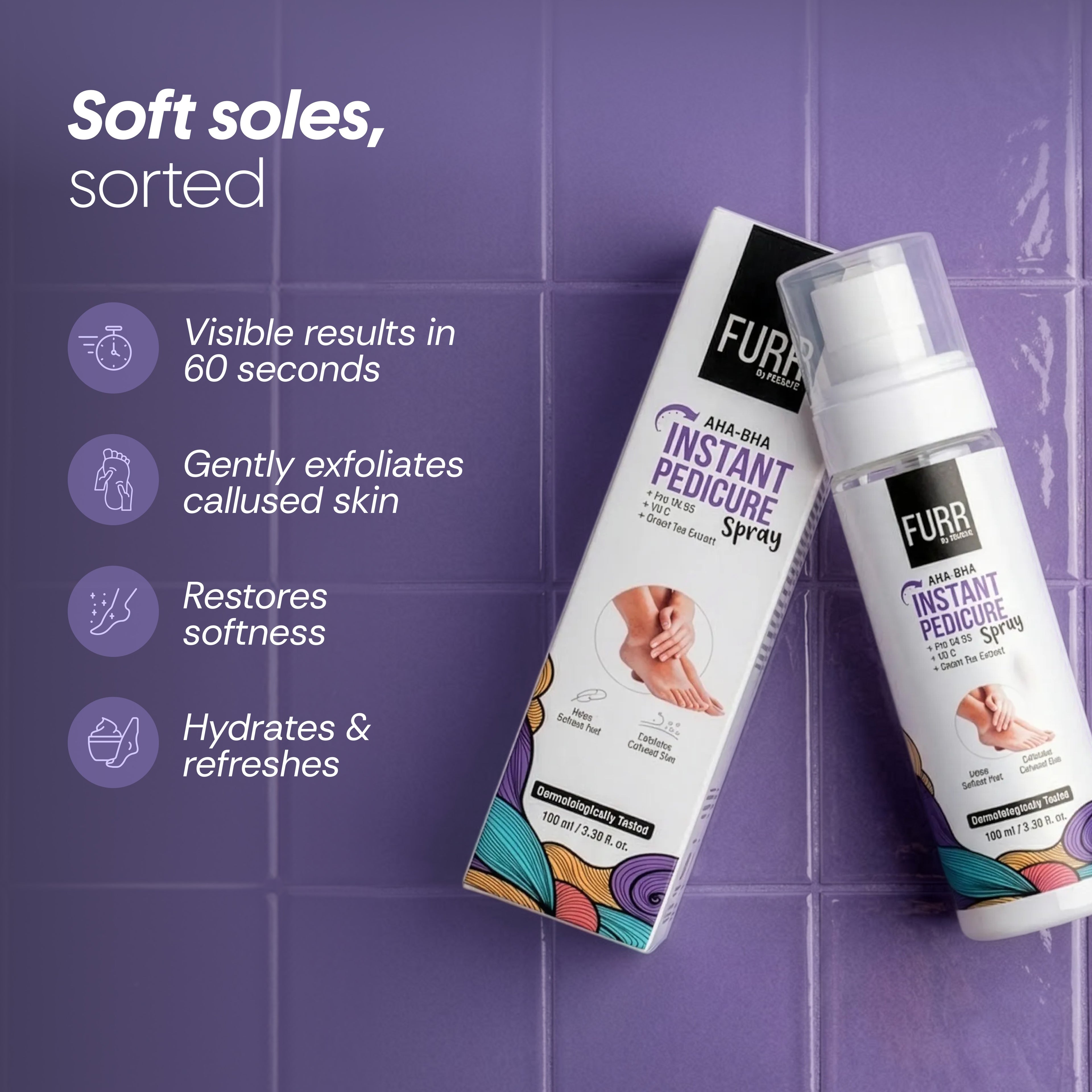 Instant Pedicure Spray