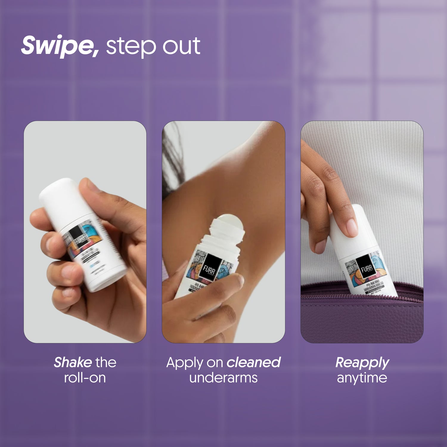 4% AHA BHA Underarm Roll-On - Aqua