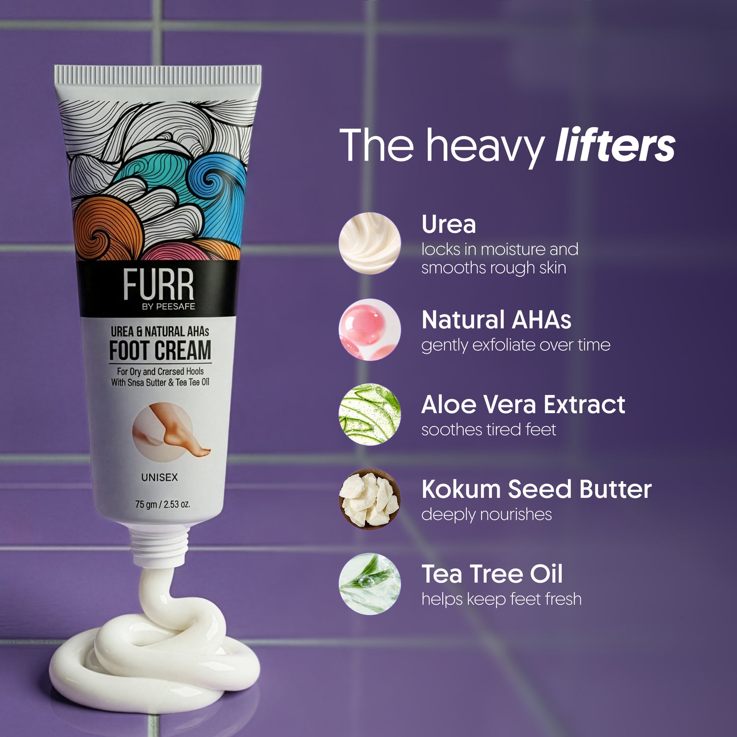 Urea & Natural AHAs Foot Cream