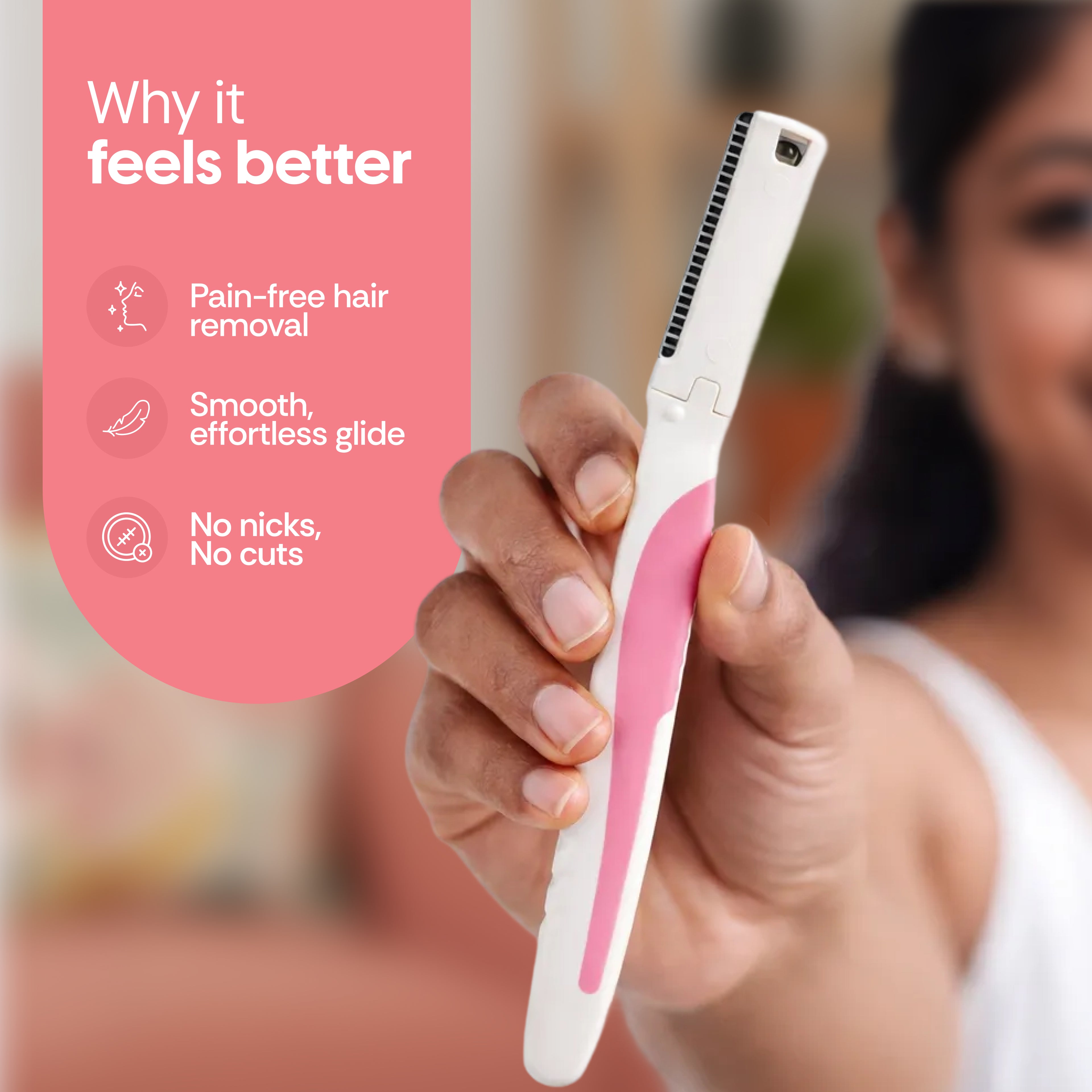 Advanced Nano Coated Face Razor For Women (1N)