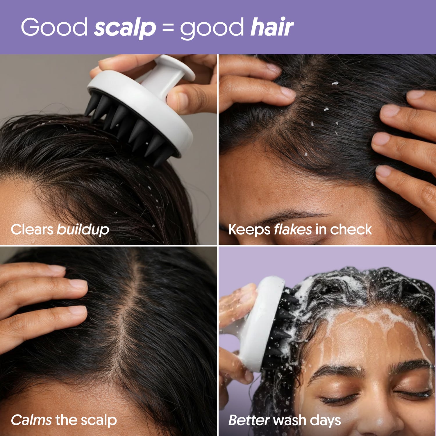 Scalp Massager Brush (1N)