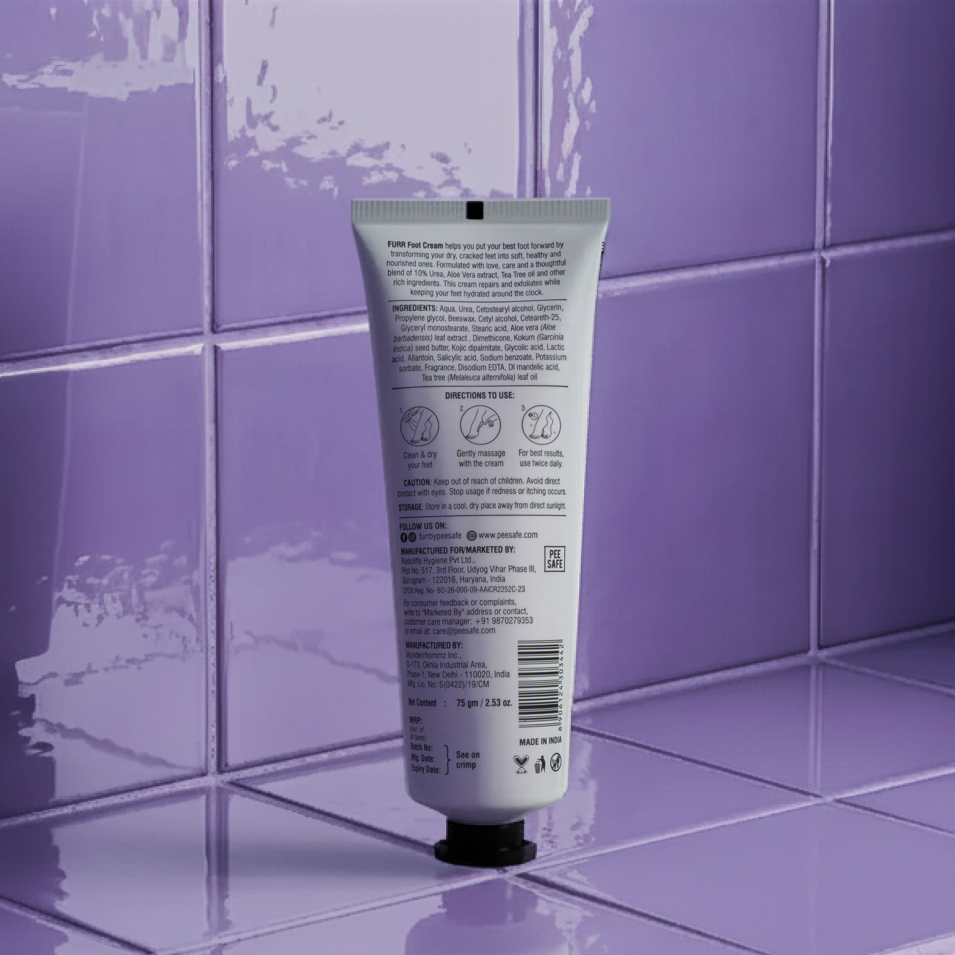 Urea & Natural AHAs Foot Cream