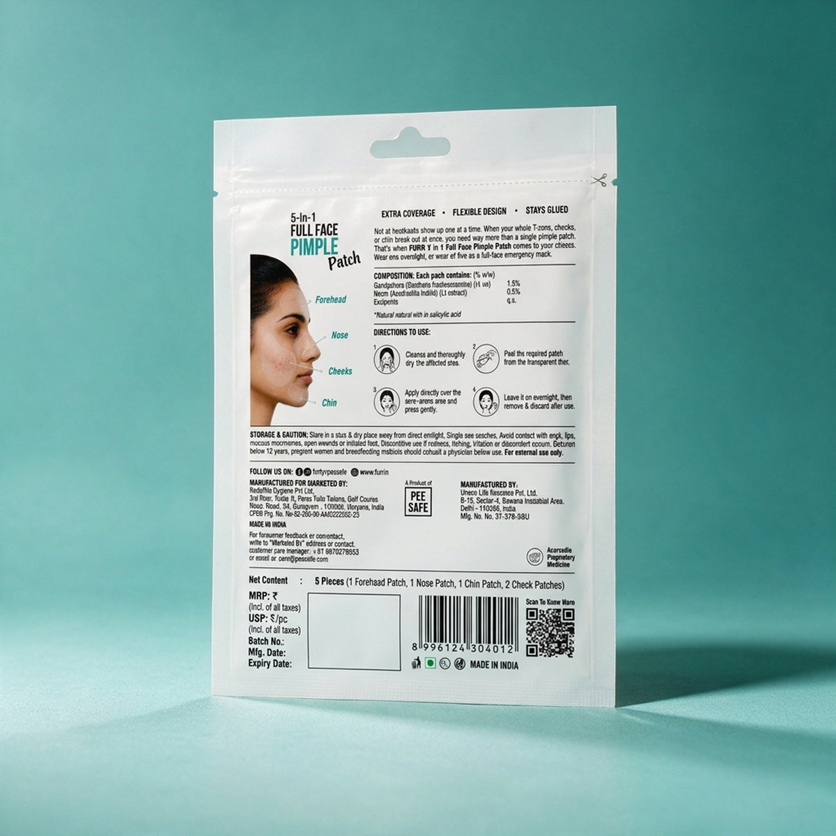 5-in-1 Full Face Pimple Patch