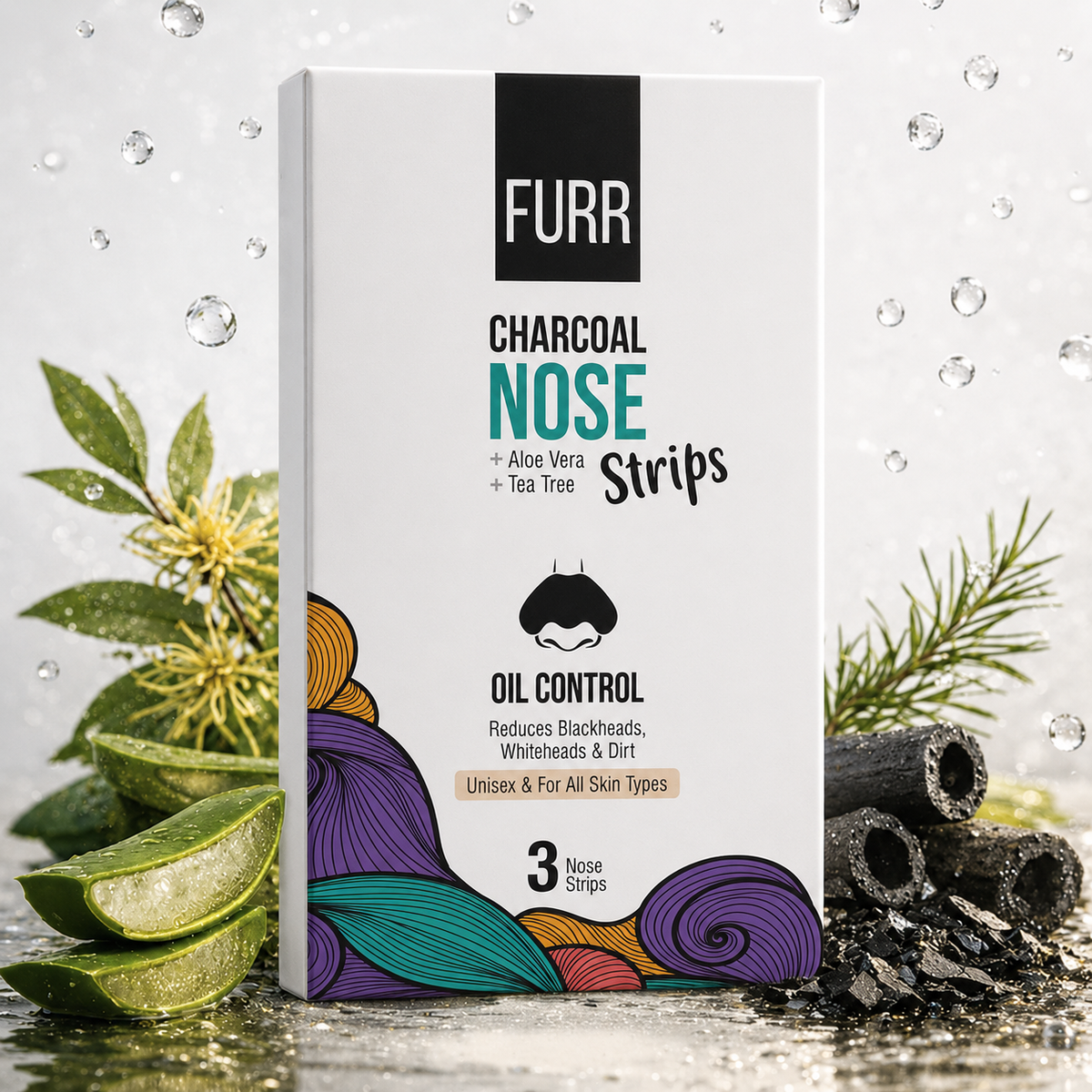 Bamboo Charcoal Nose Strips (3N)