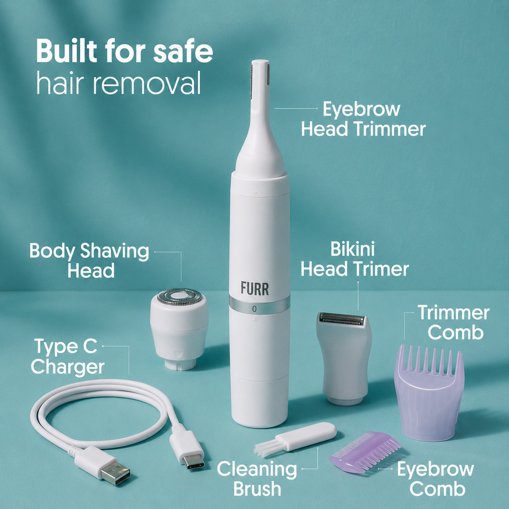 8 in 1 Full-Body Trimmer for Women - Baddie Edition