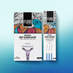 Furr Disposable Body Razor & Reusable Face Razor