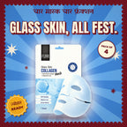 Glass Skin Collagen Mask - Pack of 4