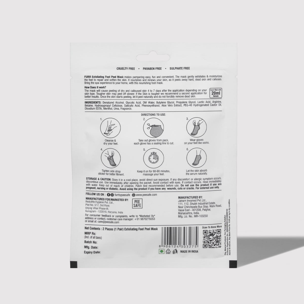 Foot Peel Mask