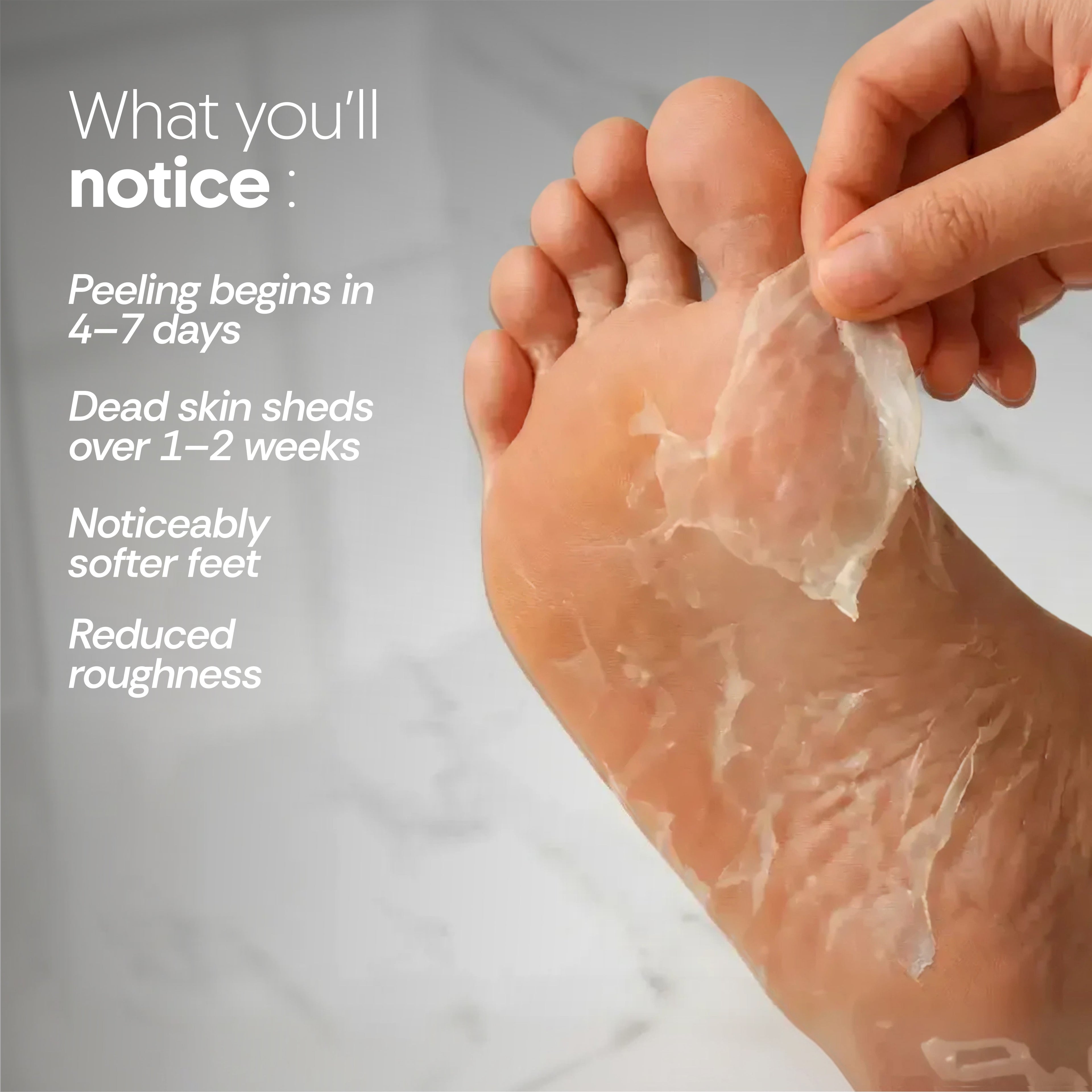 Foot Peel Mask - Pack of 2