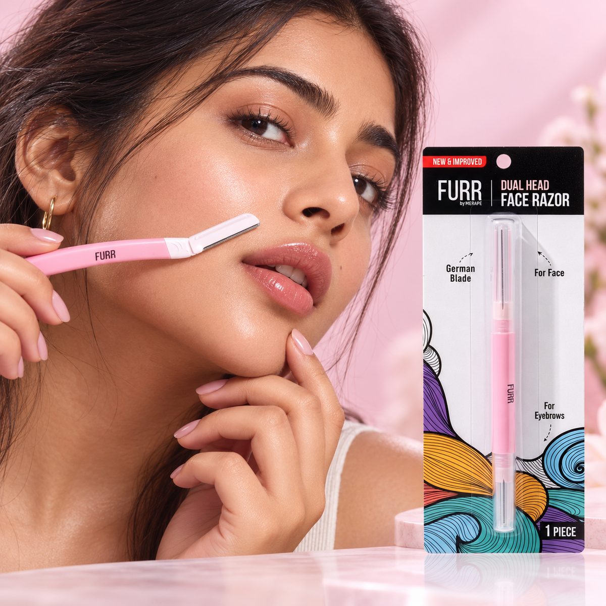Dual Head Face Razor For Women (3N)